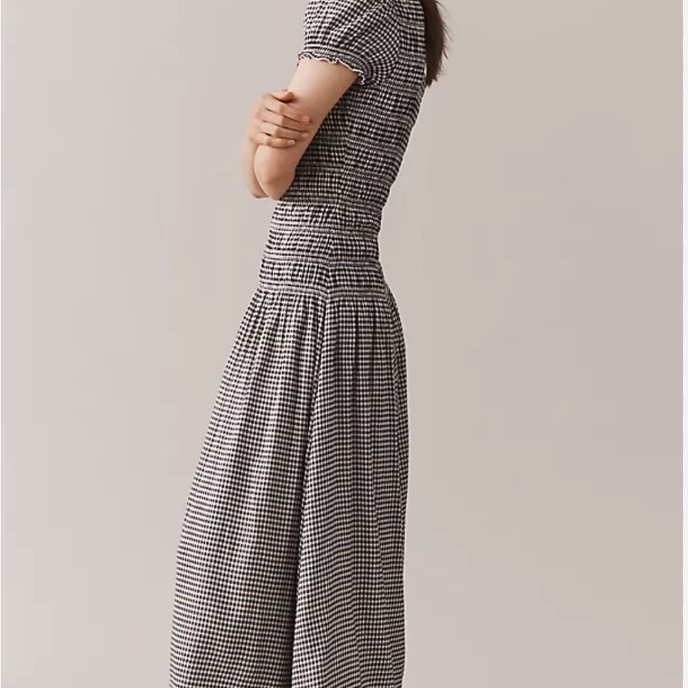 Reformation Kiria Puff-Sleeve Smocked A-Line Maxi Dress - Picture 2 of 5